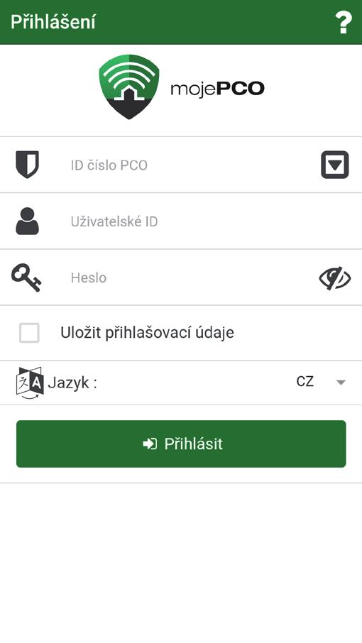 Nápověda k nové aplikaci mojepco Grafickou nápovědu k aplikaci najdete