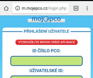 Od října 2017 bude spuštěná nová verze aplikace mojepco pro koncové zákazníky. Stará verze bude ještě cca 2 měsíce paralelně běžet, ale již bez jakékoliv podpory z naší strany.