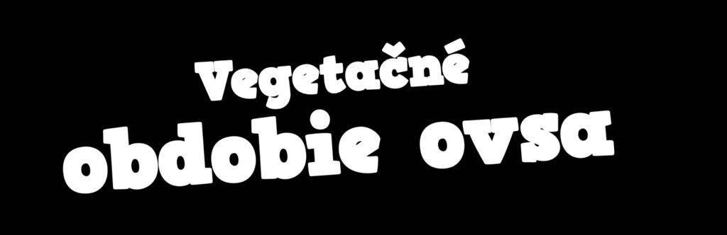 Vegetačné obdobie