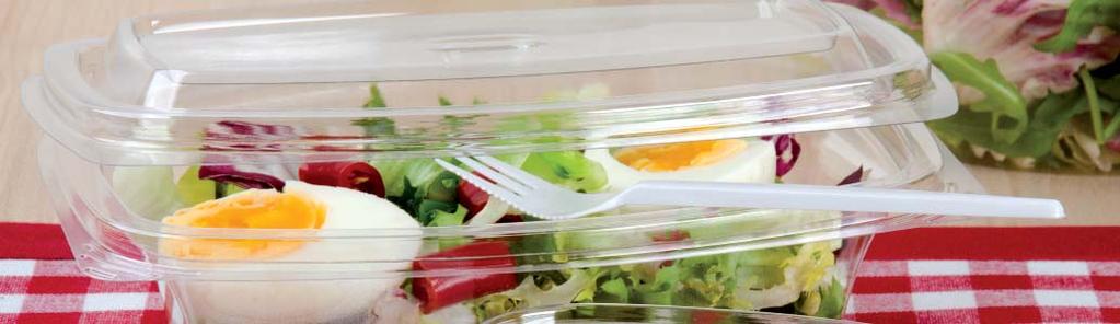 Boxy s integrovaným víkem obdélníkové Hinged lid rectangular containers LK1500