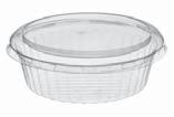 Kelímky kulaté a oválné s odděleným víkem Separate lid round and oval