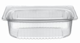 Kelímky obdélníkové s odděleným víkem Separate lid rectangular containers SL803P + SL803PK