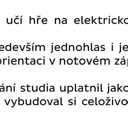 akcent, dynamická znaménka dokáže číst noty v houslovém klíči v rozsahu c1 g2 2. ročník orientuje se na hmatníku v I.