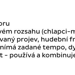 stupeň Učební plány pro přípravné studium ke vzdělávání v základním studiu a základní studium II. stupně Sólový zpěv PS II. stupeň 1.