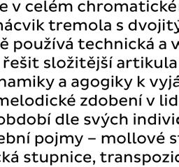 6. ročník rozezná a používá základní tempová označení užívá pedalizační techniky staccato, legato chápe vnitřní členění skladeb a dbá na frázování orientuje se v složitějších rytmických seskupeních a