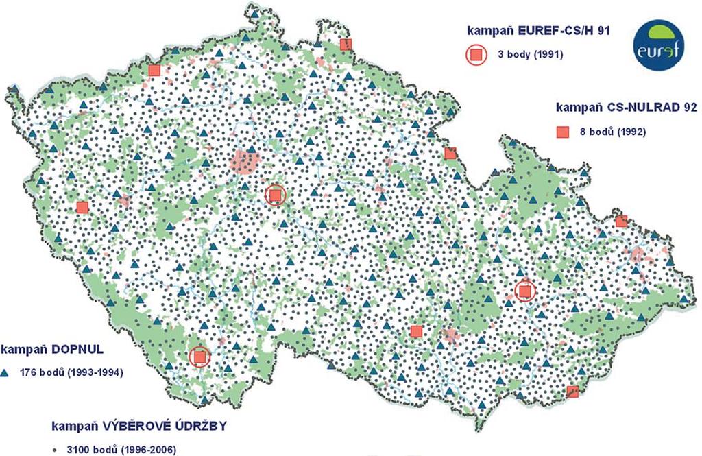 Obr. 10 Stav zhuštění sítě