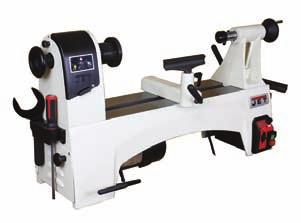 Elektronická plynulá regulace otáček 60-3 600 ot./min. Silný 745W motor se zpětným chodem. Plně litinová konstrukce s extra širokým ložem 17 cm.