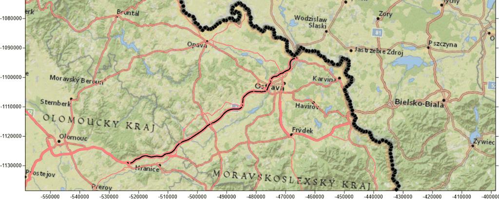 Volba tohoto území se řídila následujícími pravidly: Území musí být dostatečně velké na to, aby byly pokryty rozhodující průmyslové oblasti v regionu (v Moravskoslezském kraji i Slezském vojvodství)