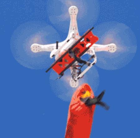 3.3.1. Úprava rekreačních dronů a modelů pro využití v SAR Zajímavý projekt realizovala skupina studentů King Low Heywood Thomas School of Stamford, US, ve spolupráci s firmou Flying Robots LLC.