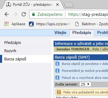předzápisu, který již máte hotový a je na https://stag-predzapis.zcu.