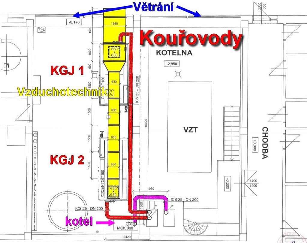 Kotel č. 1 kondenzační typ: WOLF MGK-300 výkon 80/60: 275 kw výkon 50/30: 294 kw výr.č.: 1351269440 rok výr.: 2011 konstr.