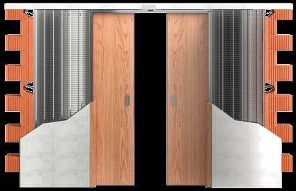 rozměrů až do výšky 2700 mm Vysoce kvalitní pojezdový mechanismus Kompatibilita se všemi výrobci dveří