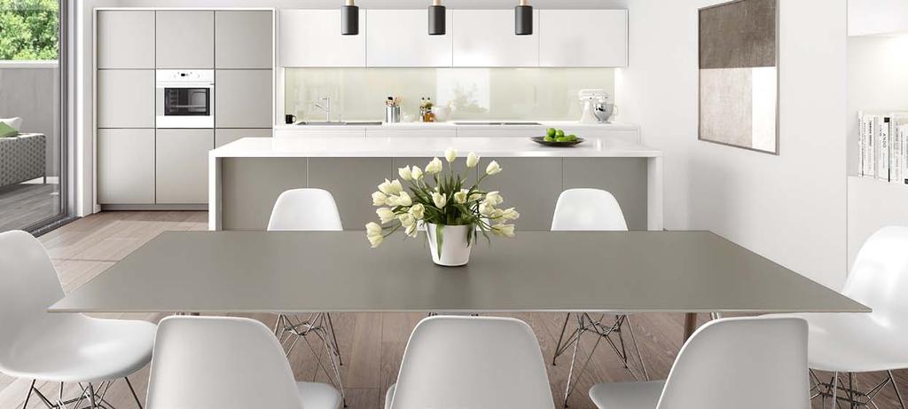 Sklo dodá vaší kuchyni eleganci a jedinečný moderní vzhled.