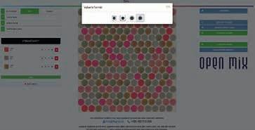 Výběr z více než 200 barev Barvy lze neomezeně kombinovat napříč všemi kolekcemi Hisbalit K dispozici jsou 4 formáty: 2,5x2,5 a 4x4 cm plus kolečka a hexagony Unikátní nabídka