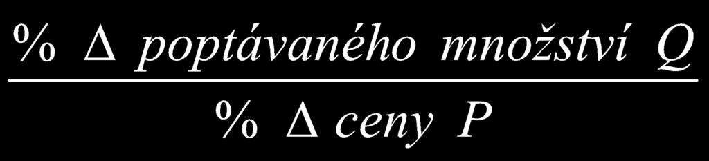 Do jaké míry poptávka reaguje na změnu svých determinant, říká elasticita neboli pružnost poptávky.