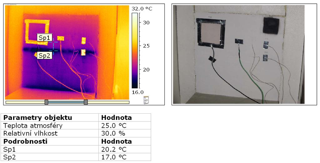 4 VYHODNOCENÍ MĚŘENÍ POVRCHOVÝCH TEPLOT Termografie je měřicí technika, která zobrazuje dopadající nebo vyzařované infračervené záření povrchu v paletě barevných odstínů, z nichž každý znamená určitý