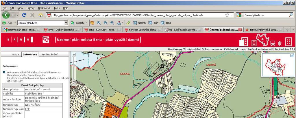 Příloha 1 Územní plán http://gis.brno.cz/tms/uzemni_plan_a/index.