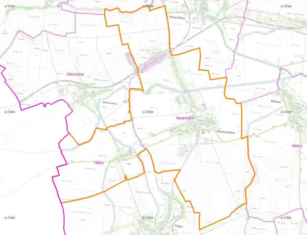 A. NÁZEV OBCE Název části obce (ZSJ): Těšice Mapa A: Území obce Přehledová mapka Kód