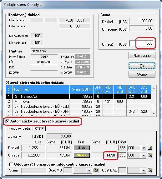 alebo 504/131). 21. Menu Evidencia - Účtovné doklady - Okruh Pokladničné doklady - Vzor: T PD Trţba v hotovosti 22. Menu Sklad - Pohyby na sklade - Výdaj 23.