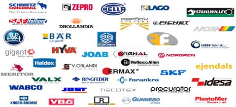 širokého spektra renomovaných značek výrobců návěsové techniky a u mnoha značek také vykonávat záruční servis.