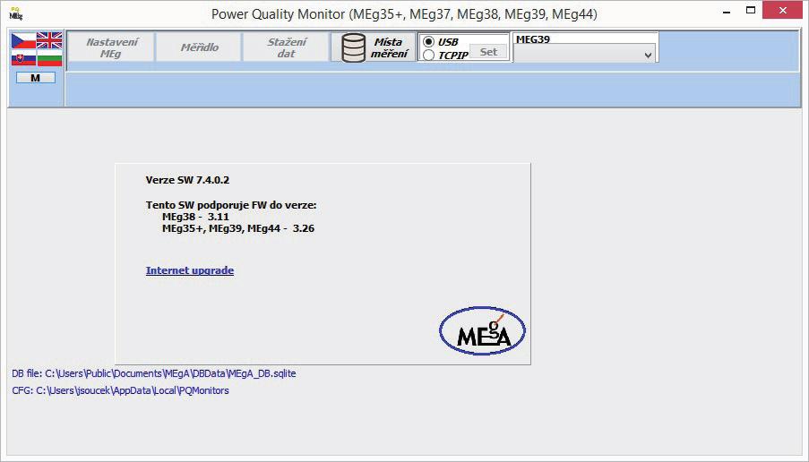 PQ monitor MEg39 uživatelský návod Obr.