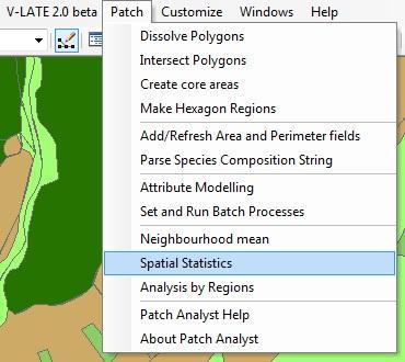 4.2 Patch Analyst Patch Analyst je extenze pro ArcGIS, která je dostupná ve dvou variantách.