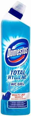 % 4 19 2 69 Domestos WC gél, 700 ml 1, /l