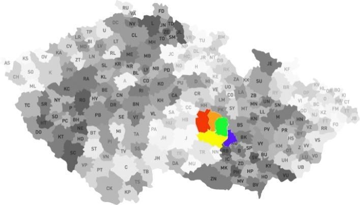 Orgány MAS komunikují mezi sebou formou stanovenou Stanovami nebo Jednacími řády.