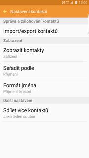 Kopírování ze SIM karty do telefonu 1.