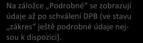 Po uložení zákresu disketkou v panelu kreslení zobrazte jeho detail v pravém panelu kliknutím na DPB v mapě. (Zákres je možné vyhledat i v záložce DPB na panelu uživatele, v podzáložce zak. farmář.