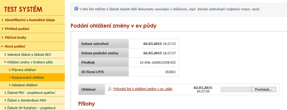 V interaktivním pdf formuláři opravte nebo doplňte údaje (např. doručovací adresu) a uložte. 3.