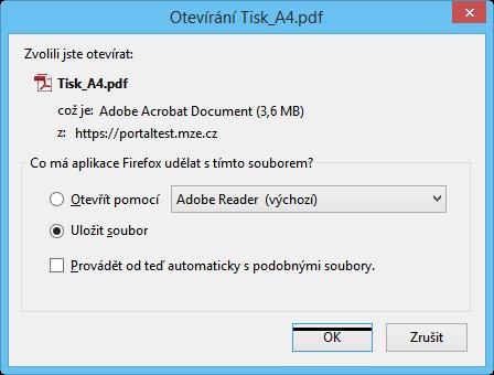 Správce tiskových úloh zobrazí v plovoucím okně nad mapou přehled tiskových úloh daného uživatele. Rovněž beze změny proti předchozí verzi.