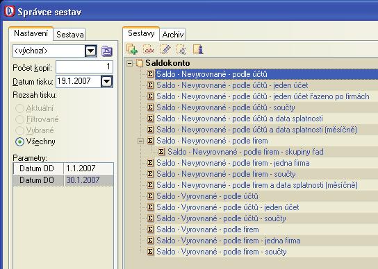 62 DUEL Uživatelská pøíruèka Poøízení nového záznamu Naplnìní Poèáteèních stavù saldokonta je možné dvìma zpùsoby.