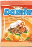 37 Damla karamely pomarančové 90g Kód: 1036915 bal: 24 Damla karamely Ananás