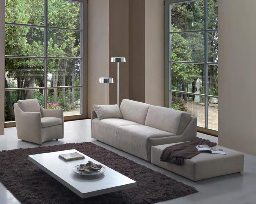 1 Multibed sofa Paolo Salvadè, 2012 Společnost POL74 vznikla v roce 1962 jako malá řemeslná dílna a velice rychle se vyvinula v průmyslový podnik soustředící se na technické i estetické inovace.