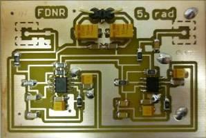 A [ db ] - - -3-4 -5-6 -7-8 Simulace Měření 5.řád, f = khz, Butterworth, kompenzace -9 f [ Hz] Obr. 3.: Přenoová charakteritika filtru 5.