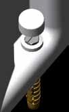steel Typ / Type / H10 NYON M6 / 6,4 100 Montážní postup / Mounting procedure: Souprava šroubů pro upevnění WC keramiky s bočními otvory FIXING KIT FOR COSET WITH SIE HOES