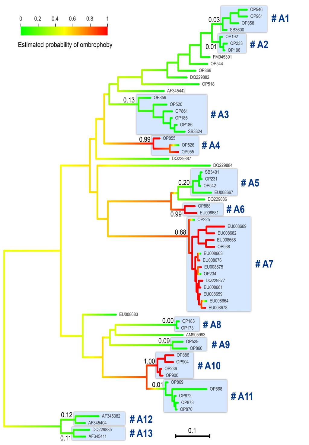 A case study of environmental preferences in symbiotic