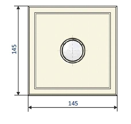 Při instalaci používejte vždy ochranný polystyrénový kryt (v dodávce boxu) namísto designového krytu, aby jste se vyvarovali poškození designového krytu. 3.