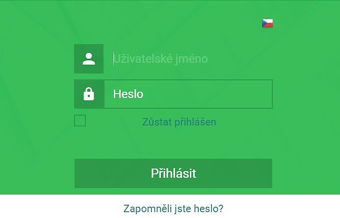 1 OBNOVENÍ ZAPOMENUTÉHO HESLA Obnovit zapomenuté heslo je možné aktivováním příslušného pole umístěného ve spodní