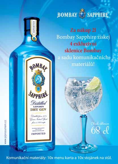 London Dry Gin Bombay Sapphire 40% 379,34 Kč