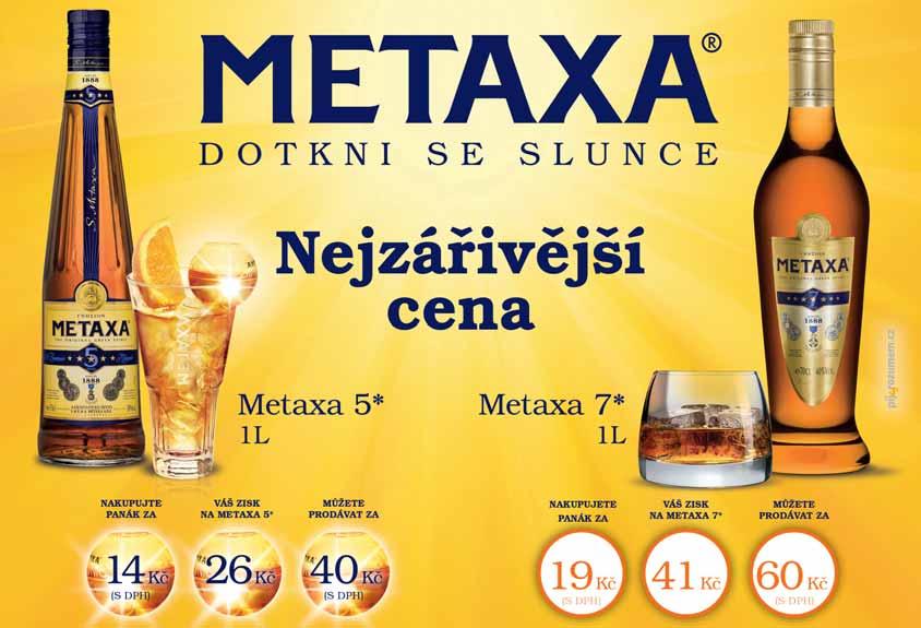 Metaxa 5* 38% 12 x 1 l Metaxa 7* 40%