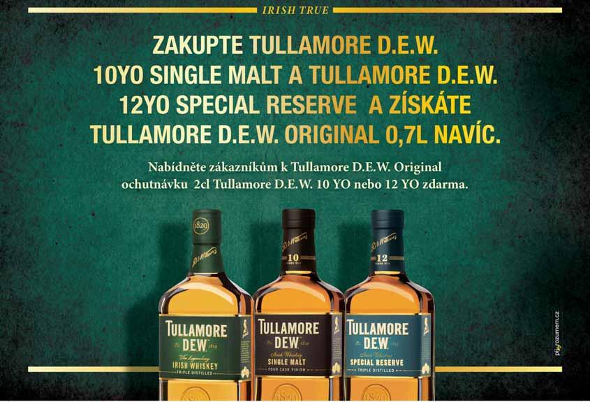 Tullamore Dew 40% Original Irish Whiskey, Single