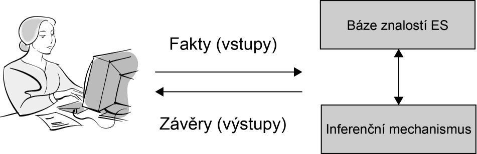 Obr. 1 Expertní systém (podle [1]).