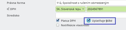 Základ a DPH Slúži na zadanie dátumu prijatia platby dodávateľom. Ak nie je vyplnené, ako dátum prijatia platby sa použije dátum úhrady. Slúži na zmenu rozpisu DPH úhrady.