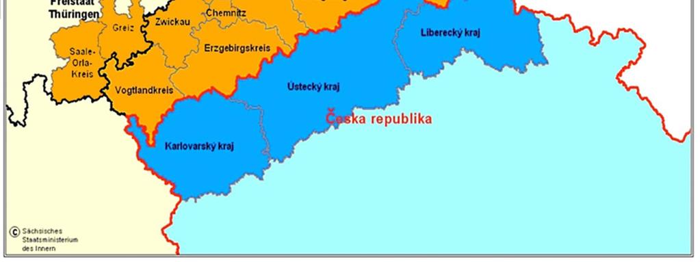 soudržnosti Programové území geografické vymezení Na základě článku 3 nařízení (EU) č.