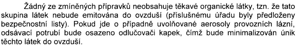 povrchu (Fe) Maximální redukovaný provozní objem tìchto van bude stejný jako u van procesních, tj 6200 I Celkem budou tedy v provozu lakovny umístìny pouze ètyøi technologické kroky, používající