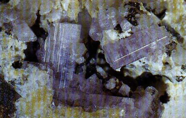 APATIT Ca 5 (PO 4 ) 3 (F, Cl, OH) Symetrie: hexagonální Forma výskytu: Krystaly jsou velmi rozmanitých forem - krátce i dlouze sloupcovité, jehlicovité nebo tabulkovité podle báze.