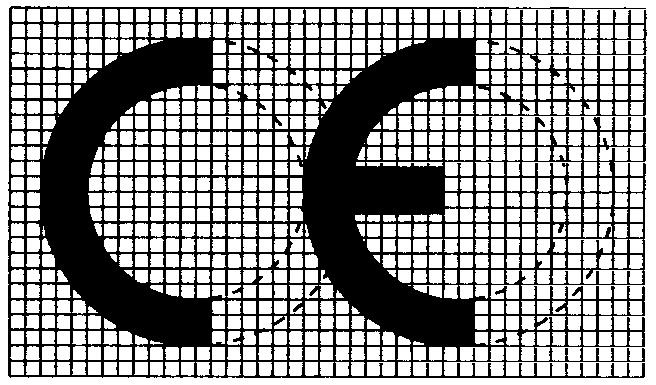ak je označenie CE zmenšené alebo zväčšené, musia sa dodržať proporcie stanovené na nákrese s mriežkou. Označenie CE musí mať výšku najmenej 5 mm. 3.7.3. Článok 16 ods.