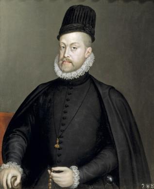 Filip II. (1556-1598) španělský král (Habsburk) / fanatický katolík / ostře proti reformaci / od bratra Karla V. v r.